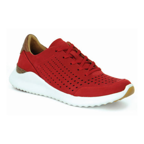 Aetrex Laura Sneaker (Women) - Red Athletic - Athleisure - The Heel Shoe Fitters