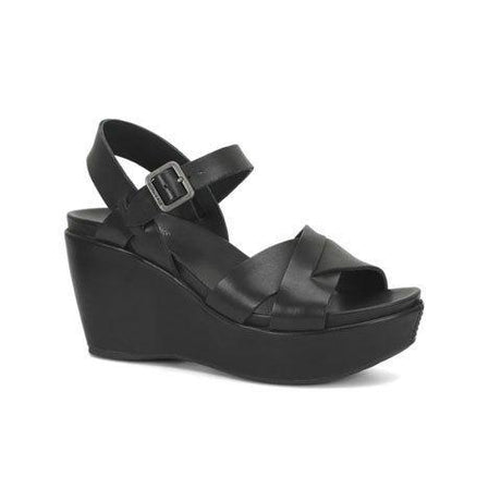 Kork-Ease Ava 2.0 Wedge Sandal (Women) - Black Sandals - Heel/Wedge - The Heel Shoe Fitters