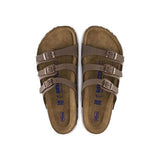Birkenstock Florida Soft Footbed Slide Sandal (Women) - Mocha Birkibuc Sandals - Slide - The Heel Shoe Fitters