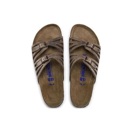 Birkenstock Granada Soft Footbed Narrow (Women) - Tobacco Sandals - Slide - The Heel Shoe Fitters