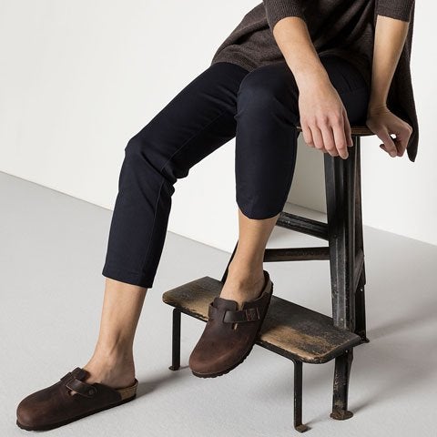 Birkenstock Boston Soft Footbed Clog (Unisex) - Habana Oiled Leather Dress-Casual - Clogs & Mules - The Heel Shoe Fitters