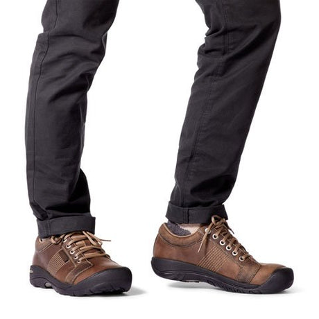 Keen Austin Wide Lace Up (Men) - Chocolate Brown Athletic - Casual - Lace Up - The Heel Shoe Fitters