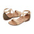 Aetrex Brenda Sandal (Women) - Light Gold Sandals - Backstrap - The Heel Shoe Fitters