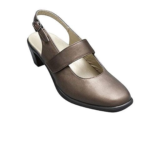 Akaishi Chiyo Sling (Women) - Bronze Dress-Casual - Heels - The Heel Shoe Fitters