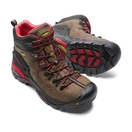 Keen Utility Pittsburgh 6" Steel Toe Work Boot (Men) - Bison Boots - Work - 6 Inch - The Heel Shoe Fitters