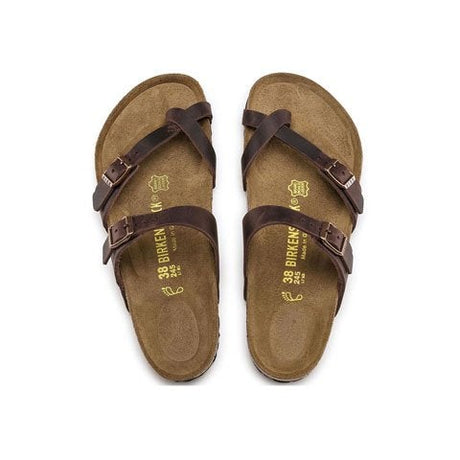 Birkenstock Mayari (Women) - Habana Oiled Leather Sandals - Thong - The Heel Shoe Fitters