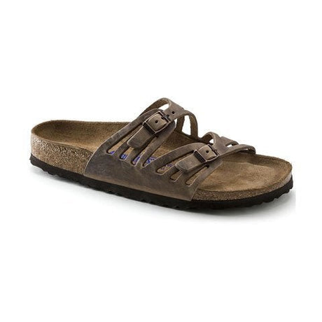 Birkenstock Granada Soft Footbed Narrow (Women) - Tobacco Sandals - Slide - The Heel Shoe Fitters