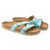 Birkenstock Yao Narrow (Women) - Washed Metallic Aqua Suede Sandals - Slide - The Heel Shoe Fitters