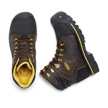 Keen Utility Milwaukee 6" Steel Toe Work Boot (Men)  - Slate Black Boots - Work - 6 Inch - The Heel Shoe Fitters