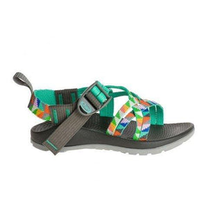 Chaco ZX/1 Ecotread Sandal (Children) - Camper Turquoise Sandals - Active - The Heel Shoe Fitters