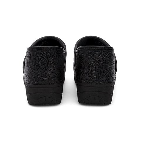 Dansko black hot sale tooled clogs