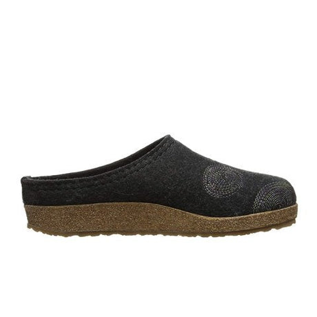 Haflinger Spirit Clog (Women) - Charcoal Dress-Casual - Clogs & Mules - The Heel Shoe Fitters