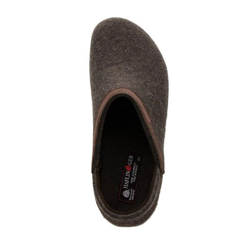 Haflinger GZH Clog (Unisex) - Smokey Brown Dress-Casual - Clogs & Mules - The Heel Shoe Fitters