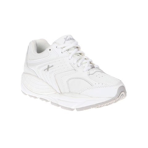 Xelero Matrix Walking Shoe (Men) - White/Light Grey Athletic - Walking - The Heel Shoe Fitters