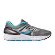 Saucony Redeemer ISO 2 Wide Running Shoe (Women) - Grey/Black/Blue Athletic - Running - Stability - The Heel Shoe Fitters