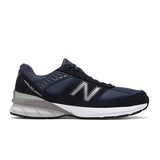 New Balance Made in the USA 990v5 (Men) - Navy/Silver Athletic - Running - Stability - The Heel Shoe Fitters
