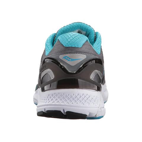 Saucony Redeemer ISO 2 Wide Running Shoe (Women) - Grey/Black/Blue Athletic - Running - Stability - The Heel Shoe Fitters