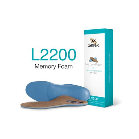Lynco L2200 Memory Foam Orthotic (Women) - Copper Accessories - Orthotics/Insoles - Full Length - The Heel Shoe Fitters