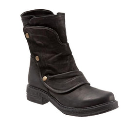Bueno Greta Ankle Boot (Women) - Black Nubuck Boots - Fashion - High - The Heel Shoe Fitters