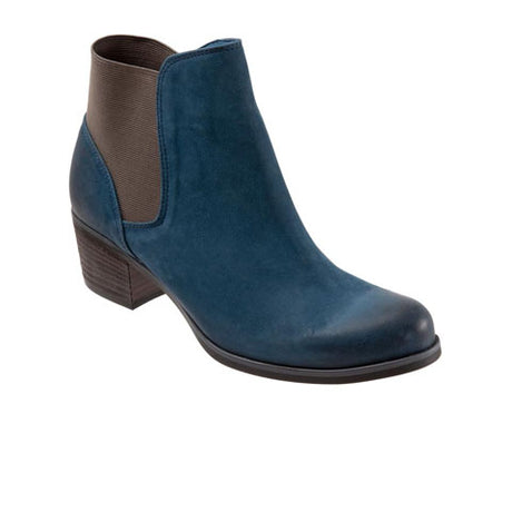 Bueno Keri Ankle Boot (Women) - Blue Nubuck Boots - Fashion - Ankle Boot - The Heel Shoe Fitters