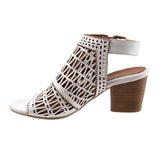 Bueno Candice Heeled Sandal (Women) - White Sandals - Heel/Wedge - The Heel Shoe Fitters