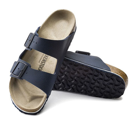 Birkenstock Arizona Birko-Flor Slide Sandal (Men) - Desert Soil Blue Sandals - Slide - The Heel Shoe Fitters