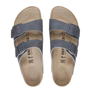Birkenstock Arizona Slide Sandal (Men) - Desert Soil Gray Sandals - Slide - The Heel Shoe Fitters