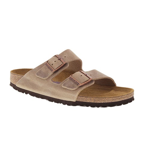 Birkenstock Arizona Soft Footbed Slide Sandal (Unisex) - Tobacco Oiled Leather Sandals - Slide - The Heel Shoe Fitters