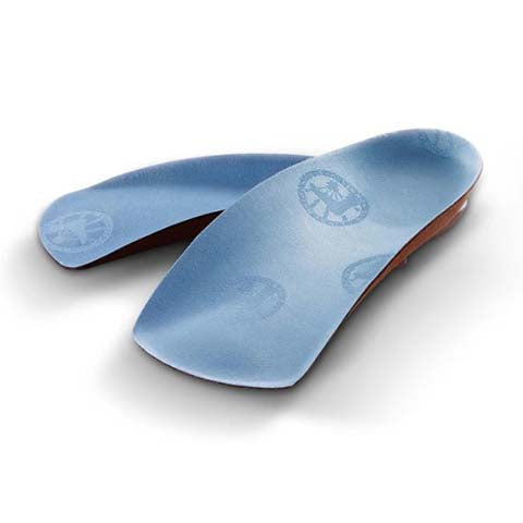 Birkenstock Heeled Footbed (Unisex) - Blue Accessories - Orthotics/Insoles - 3/4 Length - The Heel Shoe Fitters