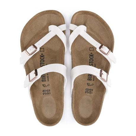 Birkenstock Mayari Birko-Flor Thong Sandal (Women) - White Sandals - Thong - The Heel Shoe Fitters