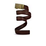 Mission Belts Leather Belt (Men) - Bronze/Chocolate Brown Leather Accessories - Belts - Leather - The Heel Shoe Fitters