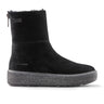 Cougar Button Winter Boot (Women) - Black Suede Boots - Winter - Mid Boot - The Heel Shoe Fitters