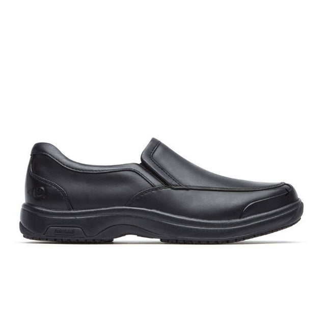 Dunham Battery Park Service Work Shoe (Men) - Black Boots - Work - Low - Soft Toe - The Heel Shoe Fitters