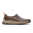 Dunham Glastonbury Slip On (Men) - Brown Leather Dress-Casual - Slip Ons - The Heel Shoe Fitters