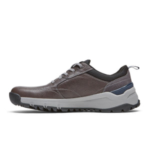 Dunham Glastonbury Ubal II Trail Shoe (Men) - Steel Grey Leather Dress-Casual - Lace Ups - The Heel Shoe Fitters