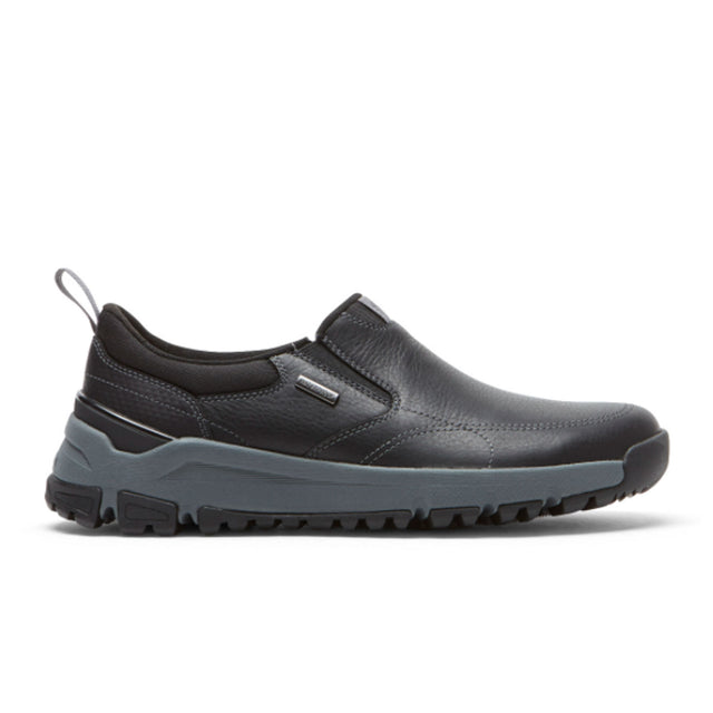 Dunham Glastonbury Slip On (Men) - Black Leather/Suede Dress-Casual - Slip Ons - The Heel Shoe Fitters