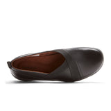 Cobb Hill Penfield Envelope Slip On Loafer (Women) - Black Leather Dress-Casual\Slip Ons - The Heel Shoe Fitters