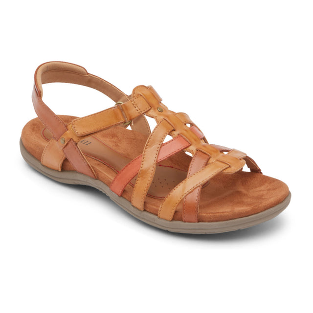 Cobb Hill Rubey Woven Backstrap Sandal (Women) - Tan Sandals - Backstrap - The Heel Shoe Fitters