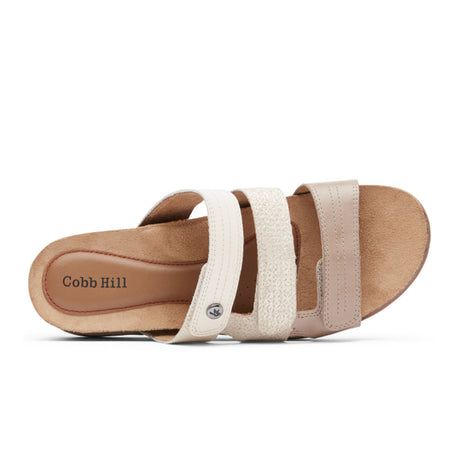 Cobb Hill May Wide Slide Sandal (Women) - Dove Sandals - Slide - The Heel Shoe Fitters