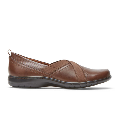 Cobb Hill Penfield Envelope Slip On Loafer (Women) - Bark Leather Dress-Casual - Slip Ons - The Heel Shoe Fitters