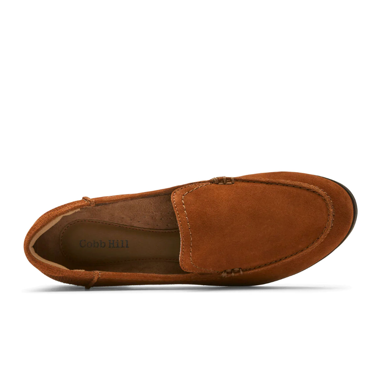 Cobb Hill Crosbie Moc Loafer (Women) - Potters Clay Suede Dress-Casual - Slip Ons - The Heel Shoe Fitters