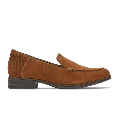 Cobb Hill Crosbie Moc Loafer (Women) - Potters Clay Suede Dress-Casual - Slip Ons - The Heel Shoe Fitters