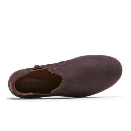 Cobb Hill Bailee Chelsea Boot (Women) - Eggplant Nubuck Boots - Fashion - Chelsea - The Heel Shoe Fitters
