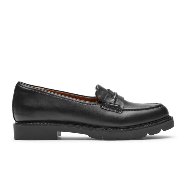 Cobb Hill Janney Loafer (Women) - Black Leather Dress-Casual - Loafers - The Heel Shoe Fitters