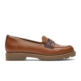 Cobb Hill Janney Loafer (Women) - Toffee Tan Leather Dress-Casual - Loafers - The Heel Shoe Fitters