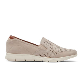 Cobb Hill Lidia Slip On (Women) - Dove Nubuck Dress-Casual - Slip On - The Heel Shoe Fitters
