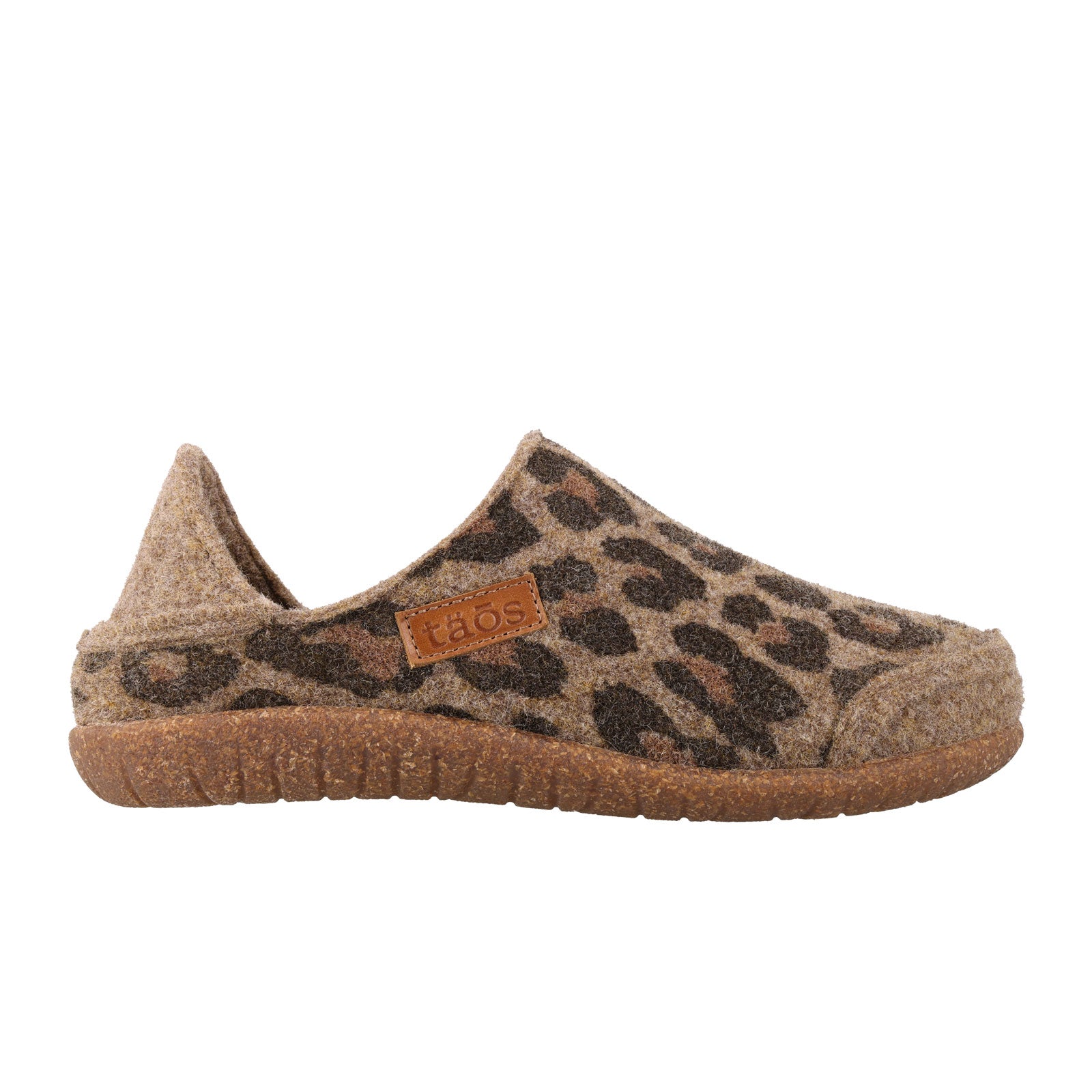 Taos Convertawool Slip On (Women) - Tan Leopard Wool Dress-Casual - Slip Ons - The Heel Shoe Fitters