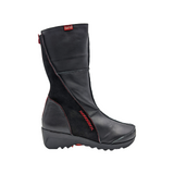 Clamp Inara Mid Wedge Boot (Women) - Black/Red Boots - Fashion - Mid Boot - The Heel Shoe Fitters