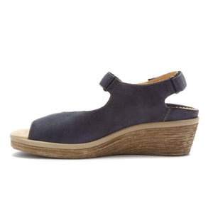 Durea Cheryl (Women) - Blue Sandals - Backstrap - The Heel Shoe Fitters