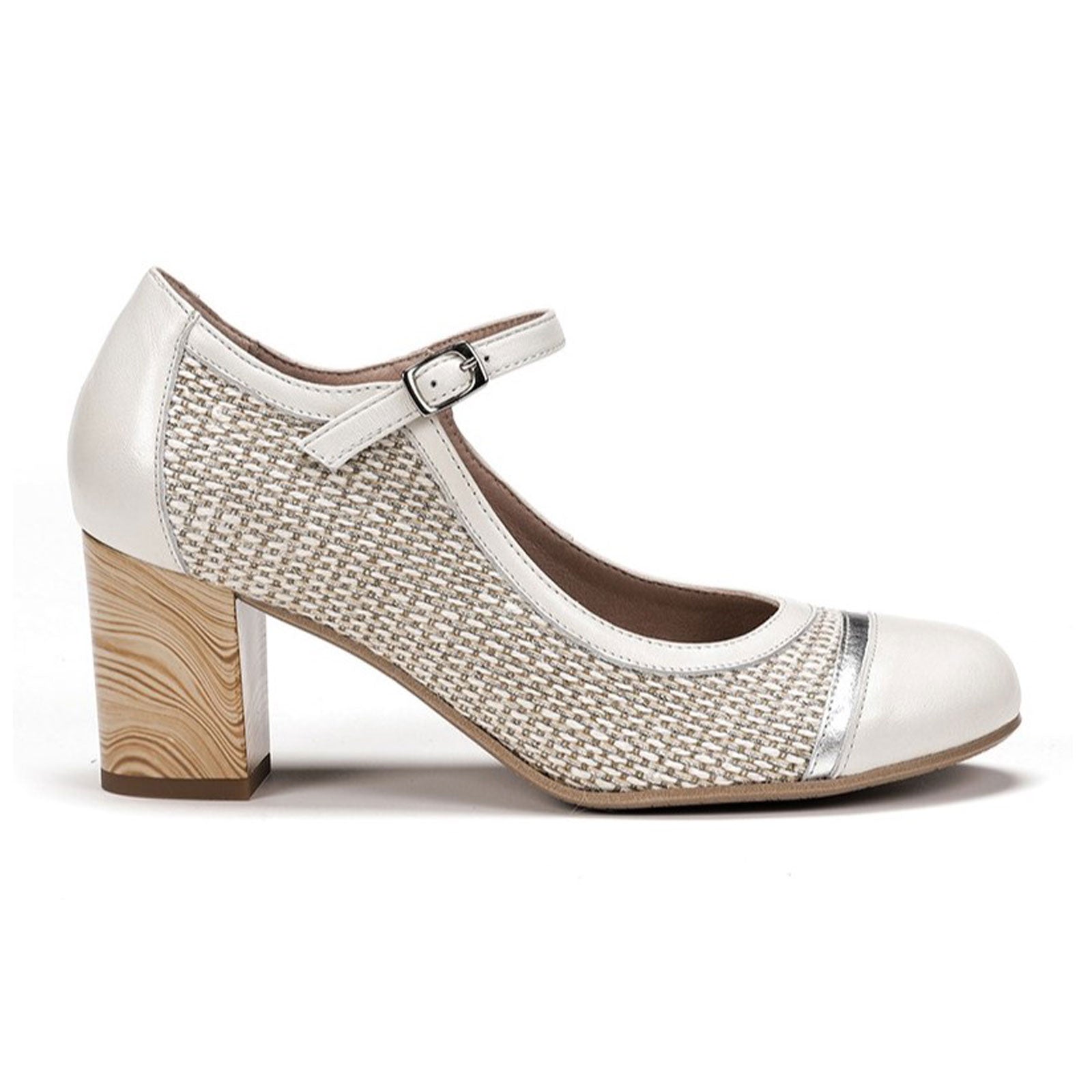 Buy Now Women Cream Embellished Comfort Heels – Inc5 Shoes